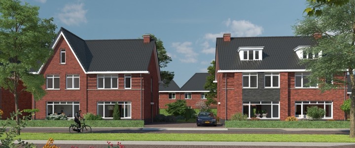Start bouw aardgasvrije en energieneutrale woningen Het Land Fase 13 in Spijkenisse